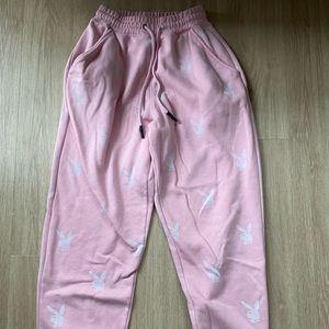 PINK PLAYBOY SWEATPANTS